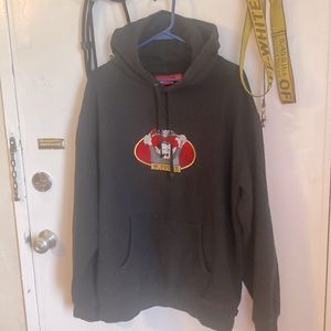 Supreme vampire logo hoodie
